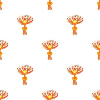 Artificial tree in Singapore pattern seamless vector