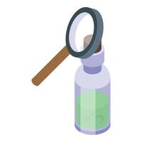 Biological research icon isometric vector. Test experiment vector