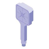 Faucet shower head icon isometric vector. Water bath vector