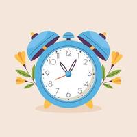 Alarm clock concept. Vector illustration