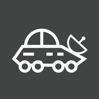 Vehicle Line Inverted Icon vector