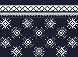 Geometric ethnic oriental pattern background. Design for texture, wrapping, clothing, batik, fabric, wallpaper and background. Pattern embroidery design. vector