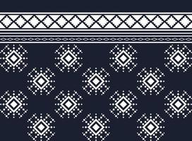 Geometric ethnic oriental pattern background. Design for texture, wrapping, clothing, batik, fabric, wallpaper and background. Pattern embroidery design. vector