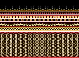 Geometric ethnic oriental pattern background. Design for texture, wrapping, clothing, batik, fabric, wallpaper and background. Pattern embroidery design. vector