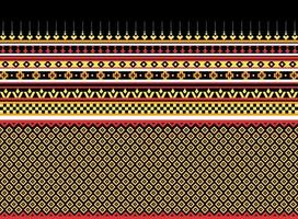 Geometric ethnic oriental pattern background. Design for texture, wrapping, clothing, batik, fabric, wallpaper and background. Pattern embroidery design. vector