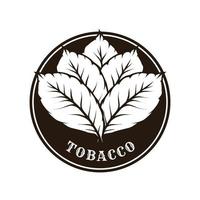 logotipo de tabaco aislado en blanco vector