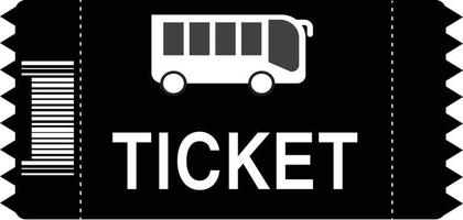 bus ticket icon on white background. travel tickets for bus. bus ticket logo. flat style. vector