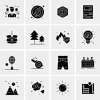 16 Universal Business Icons Vector Creative Icon Illustration to use in web and Mobile Related project