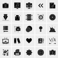 25 Universal Business Icons Vector Creative Icon Illustration to use in web and Mobile Related project