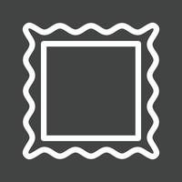 Frame I Line Inverted Icon vector