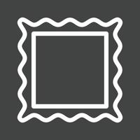 Frame I Line Inverted Icon vector