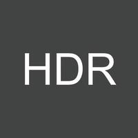 HDR On Line Inverted Icon vector