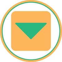 Caret Square Down Vector Icon Design