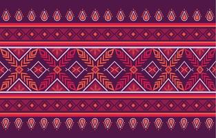 American fabric pattern design. Use geometry to create a fabric pattern. Design for textile industry, background, carpet, wallpaper, clothing, Batik, and ethnic fabric. Colorful. vector