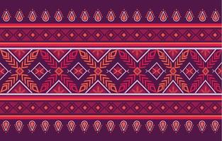 diseño de patrón de tela americana. use la geometría para crear un patrón de tela. diseño para la industria textil, fondo, moqueta, papel pintado, ropa, batik y tejido étnico. vistoso. vector