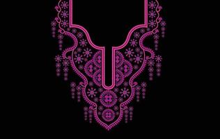American fabric pattern design. Use geometry to create a fabric pattern. Design for textile industry,women's fashion,collar border,clothing and fabric. vector