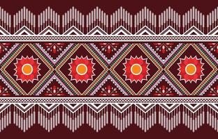 American fabric pattern design. Use geometry to create a fabric pattern. Design for textile industry, background, carpet, wallpaper, clothing, Batik, and ethnic fabric. Colorful. vector
