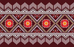 American fabric pattern design. Use geometry to create a fabric pattern. Design for textile industry, background, carpet, wallpaper, clothing, Batik, and ethnic fabric. Colorful. vector