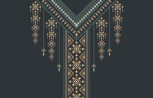 American fabric pattern design. Use geometry to create a fabric pattern. Design for textile industry,women's fashion,collar border,clothing and fabric. vector