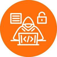 Code Hacker Vector Icon Design