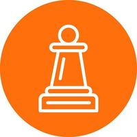 Chess Pawn Vector Icon Design