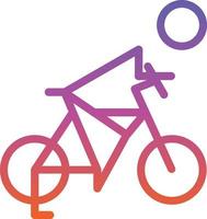 diseño de icono de vector de ciclismo