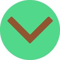 Chevron Circle Down Vector Icon Design