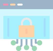 Internet Security Vector Icon Design