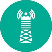 Broadcast Tower Vector Icon Design