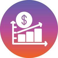 Rising Economy Vector Icon Design