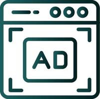 Ad Vector Icon Design