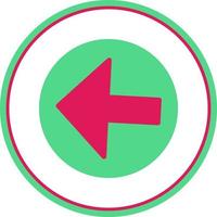 Arrow Alt Circle Left Vector Icon Design