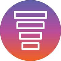 Funnel Chart Vector Icon Design