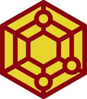 Radar Chart Vector Icon Design