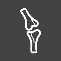 Joint Line Inverted Icon vector