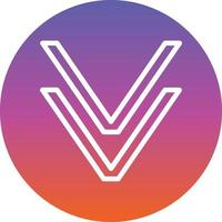 Angle Double Down Vector Icon Design