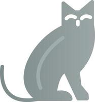 diseño de icono de vector de gato