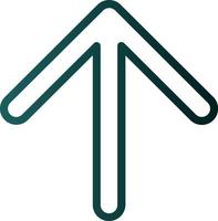 Arrow Up Vector Icon Design