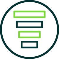 Funnel Chart Vector Icon Design