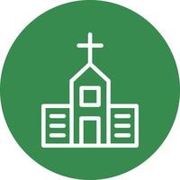 Church Vector Icon Design