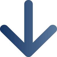 Arrow Down Vector Icon Design