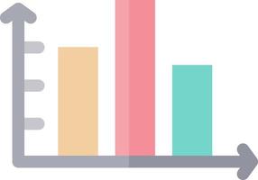 Column Chart Vector Icon Design