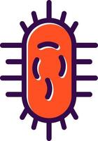 diseño de icono de vector de bacterias