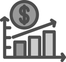 Rising Economy Vector Icon Design