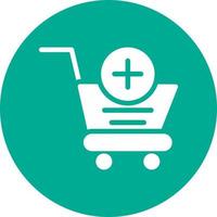 Cart Plus Vector Icon Design