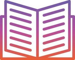 Book Open Vector Icon Design