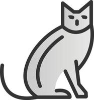 diseño de icono de vector de gato