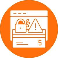 Online Robbery Vector Icon Design