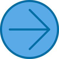 Arrow Circle Right Vector Icon Design