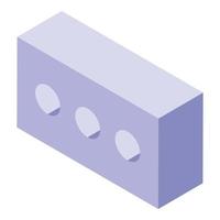 New stack icon isometric vector. House construction vector